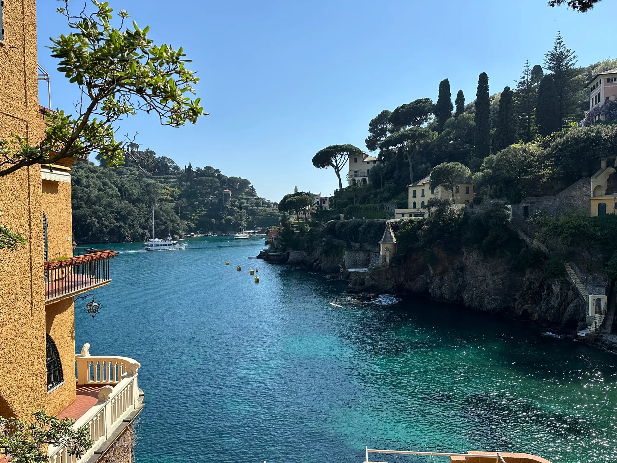 Coastline views in Portofino